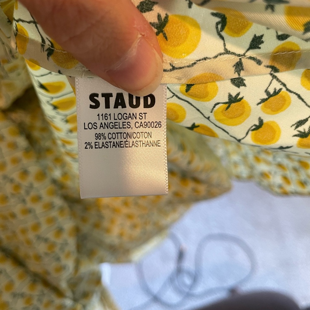 Staud Dena Dress, golden vine - Picture 8 of 11